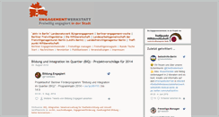 Desktop Screenshot of engagementwerkstatt.de